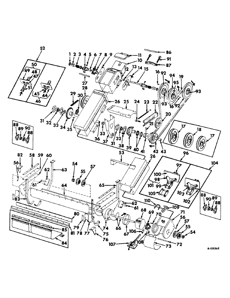 Схема запчастей Case IH 403 - (076) - GRAIN ELEVATOR AND DRIVE CHAIN FLIGHT, STEEL, SPECIAL (80) - CROP STORAGE/UNLOADING