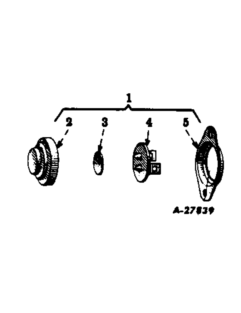 Схема запчастей Case IH 350 - (106) - ELECTRICAL SYSTEM, CARBURETED ENGINE, PUSH BUTTON STARTING SWITCH (06) - ELECTRICAL SYSTEMS