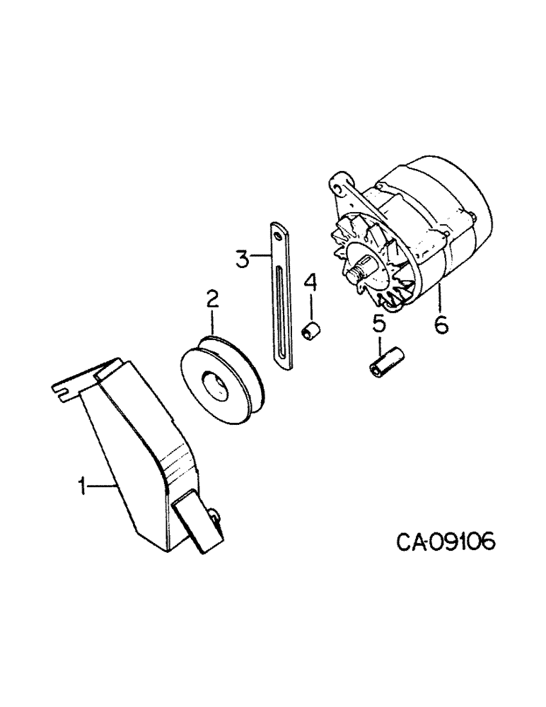Схема запчастей Case IH 385 - (08-01) - ELECTRICAL, ALTERNATOR AND CONNECTIONS (06) - ELECTRICAL