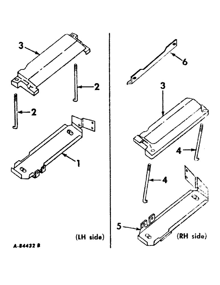 Схема запчастей Case IH 2826 - (08-07) - ELECTRICAL, BATTERY TRAY (06) - ELECTRICAL