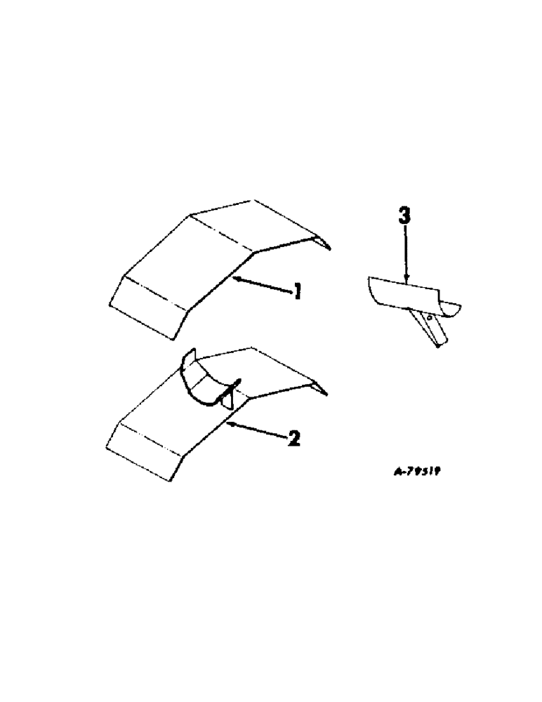 Схема запчастей Case IH 85 - (A-05[A]) - WHEEL FENDERS AND BRACKETS 