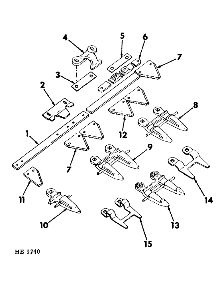 Схема запчастей Case IH 225 - (Q-16) - PLATFORM, KNIFE Platforms