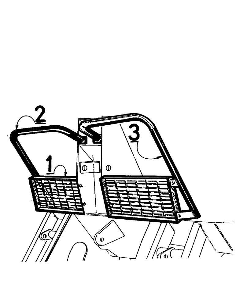 Схема запчастей Case IH 7700 - (A01-07) - MAINFRAME, FRONT GUARDRAILS (Jul 16 2004 11:34:00.0001 PM) Mainframe & Functioning Components