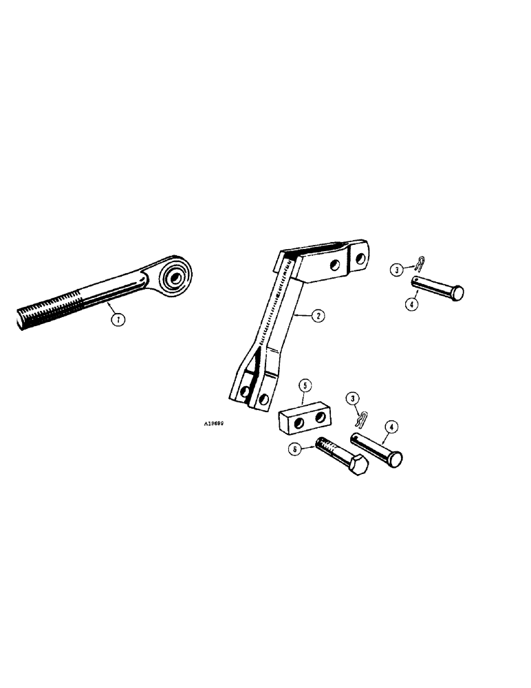 Схема запчастей Case IH 213S - (12[A]) - TOP LINK 