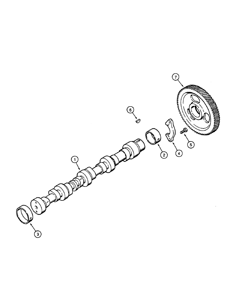 Схема запчастей Case IH 8825HP - (10-30) - CAMSHAFTS (02) - ENGINE