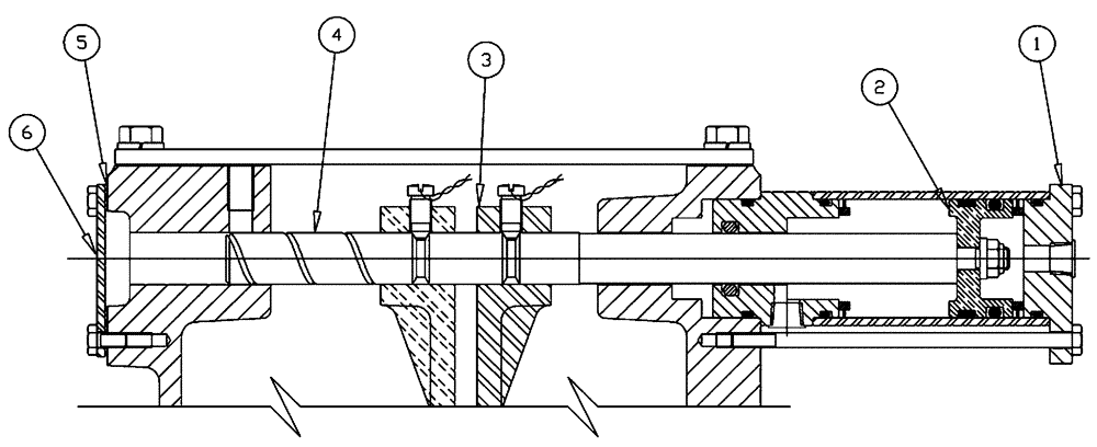 Схема запчастей Case IH FLX3510 - (03-007) - SHIFT CYLINDER, SERVICE PARTS (03) - TRANSMISSION