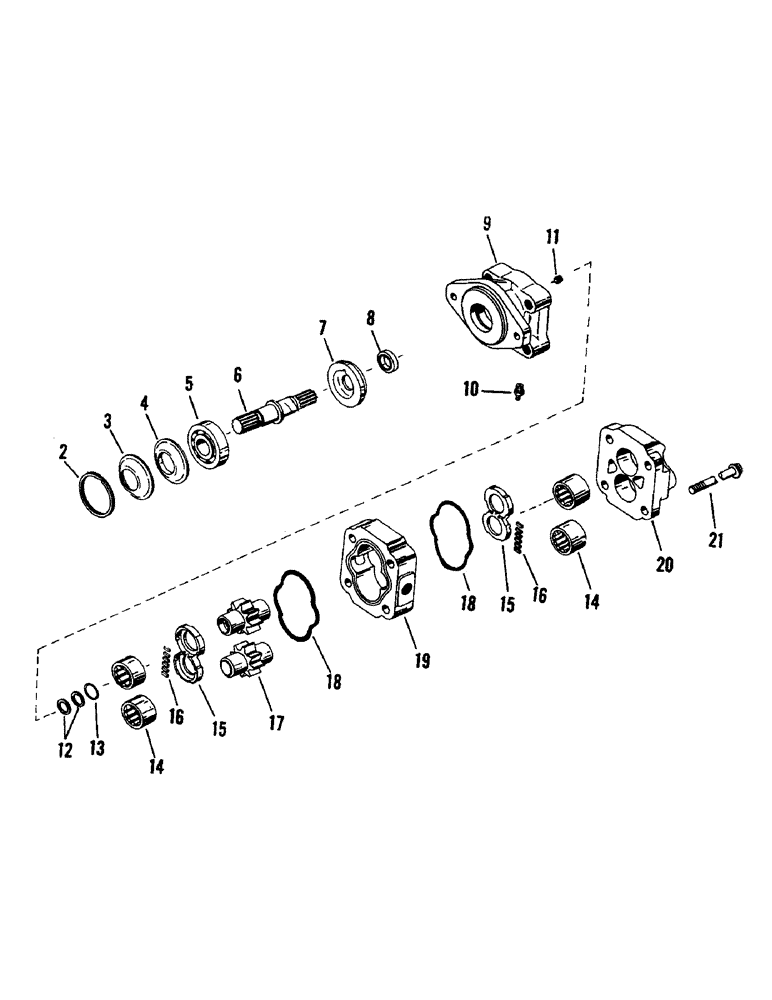 Схема запчастей Case IH STEIGER - (08-10) - STEERING PUMP, COUGAR I AND II W/D 333 ENGINE (07) - HYDRAULICS