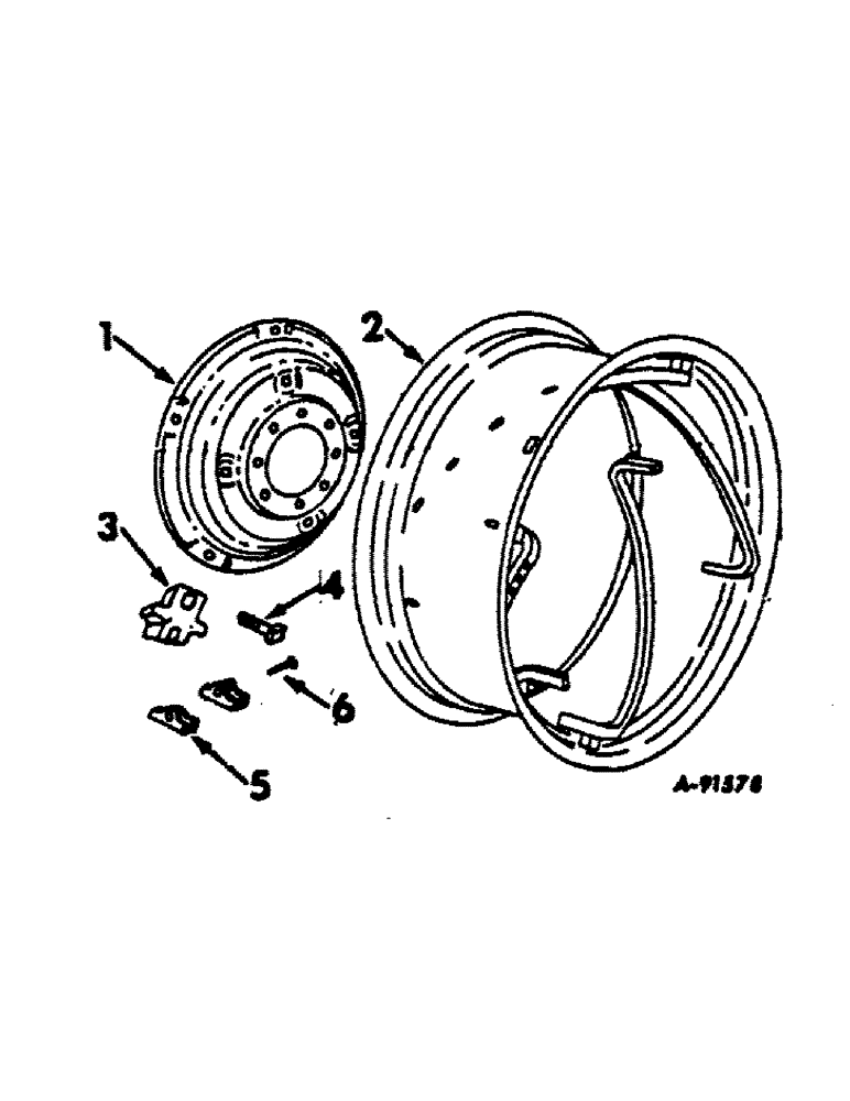 Схема запчастей Case IH 784 - (15-07[A]) - WHEELS AND TRACTION, POWER ADJUSTED REAR WHEELS Wheels & Traction