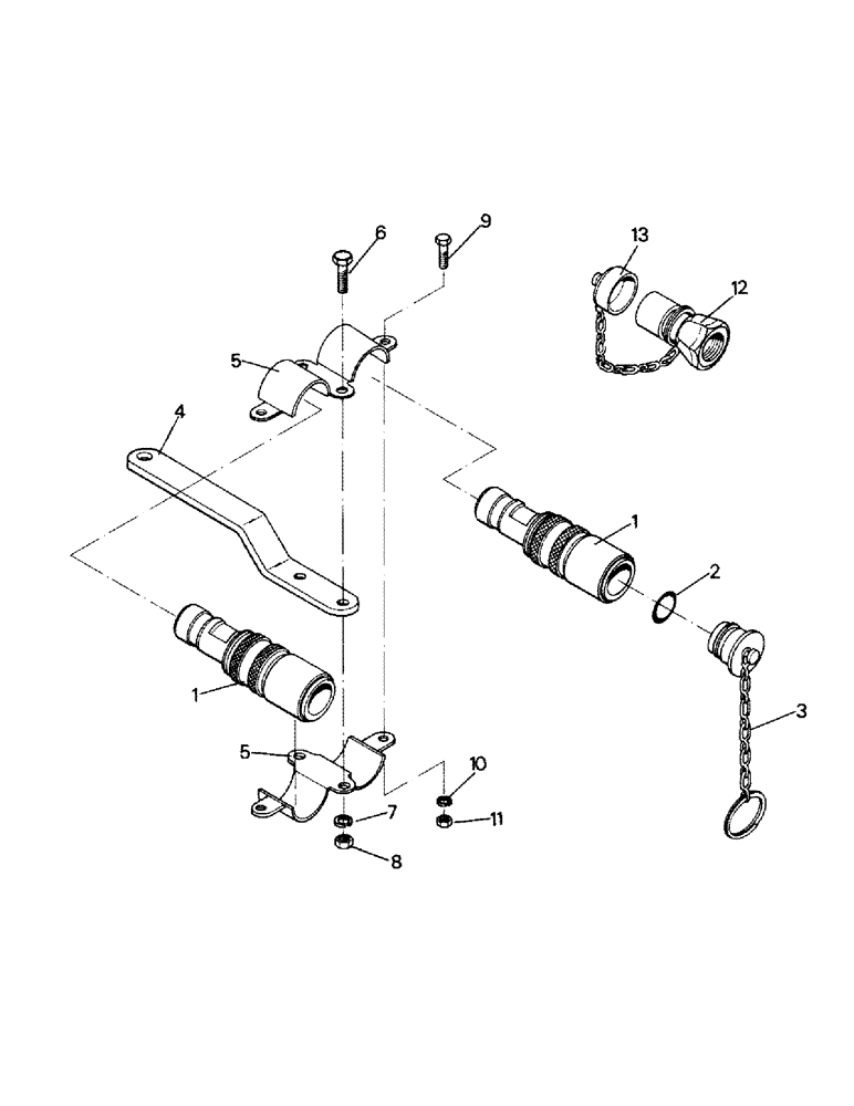 Схема запчастей Case IH ST210 - (08-19) - HYDRAULIC COUPLER (07) - HYDRAULICS
