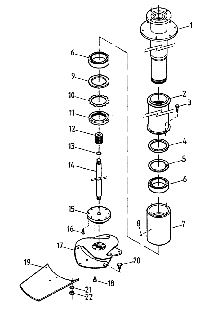 Схема запчастей Case IH 7700 - (A03-05) - VERTICAL ARM EXTRACTOR FAN, UP TO AND INCLUDING SERIAL #7907 Mainframe & Functioning Components