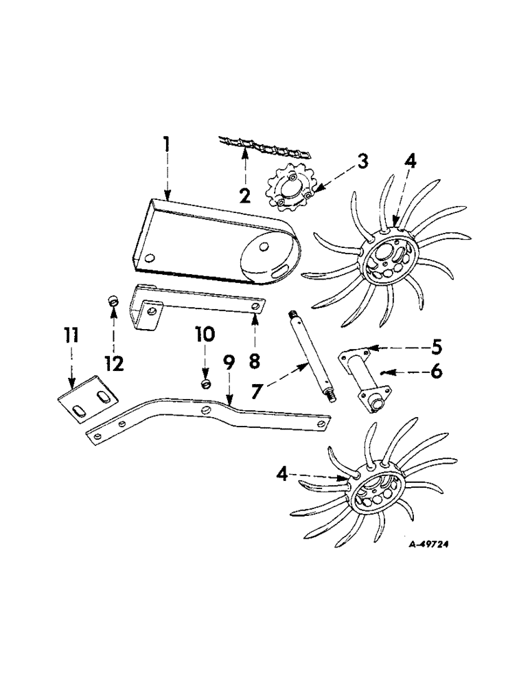 Схема запчастей Case IH U-214 - (T-07) - ROTARY WHEEL DRIVE 