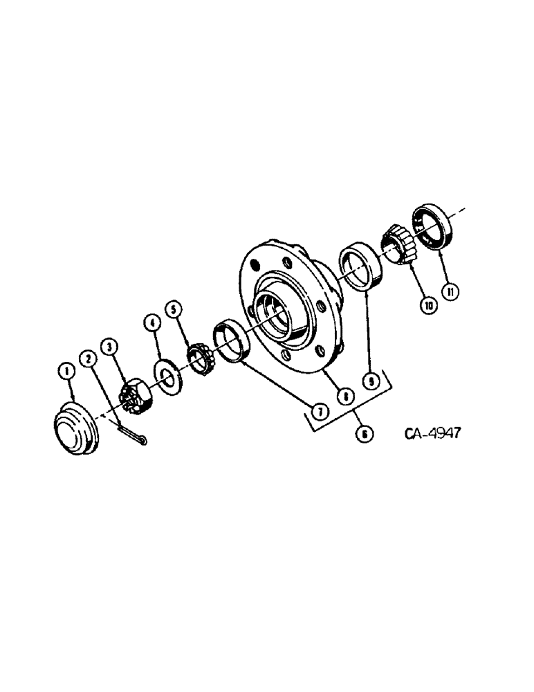 Схема запчастей Case IH 750 - (E-24) - HUB ASSEMBLY 