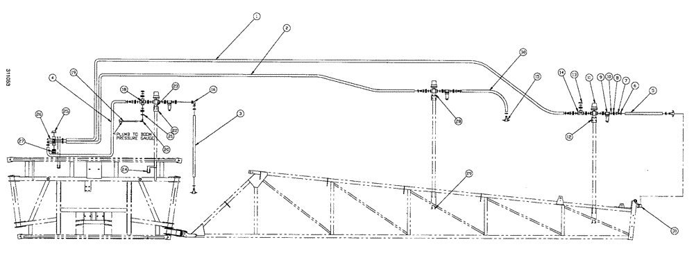 Схема запчастей Case IH SPX4260 - (236) - 90 6 BOOM SHUTOFF (RH) (78) - SPRAYING