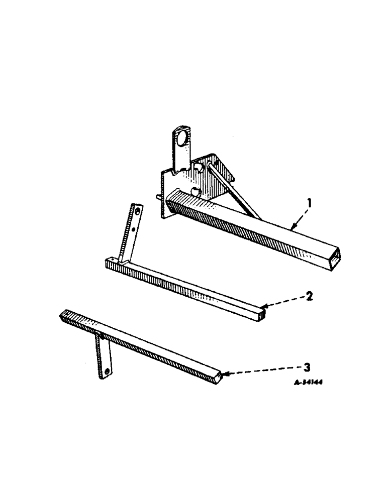 Схема запчастей Case IH 266 - (R-02[A]) - MAIN FRAME ROCKSHAFT 
