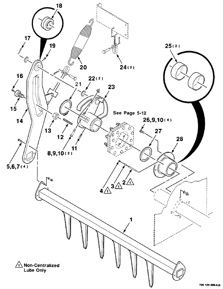 Схема запчастей Case IH 8590 - (05-10) - STUFFER AND STUFFER CLUTCH DRIVE ASSEMBLY, RIGHT (13) - FEEDER