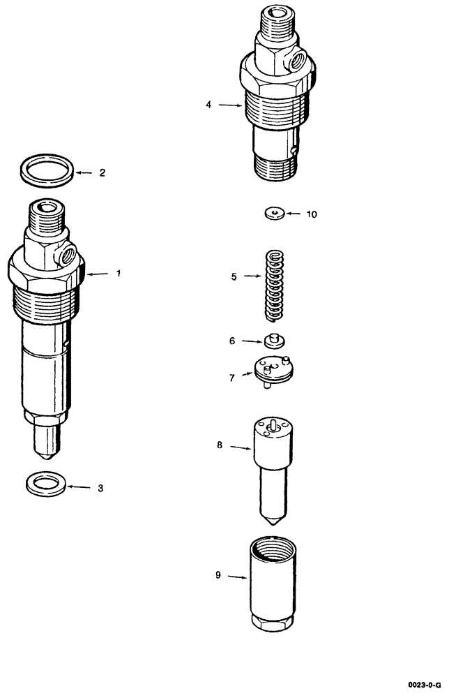 Схема запчастей Case IH 8880 - (10-050) - FUEL INJECTION NOZZLE - 6T-590 EMISSIONS CERTIFIED ENGINE (10) - ENGINE