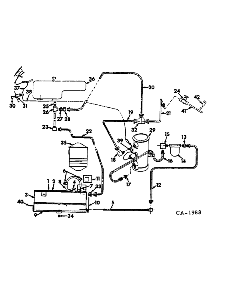Схема запчастей Case IH 1066 - (12-14) - POWER, UNDERSLUNG AUXILIARY FUEL TANK, 1066, 1466 AND HYDRO 100 TRACTORS Power