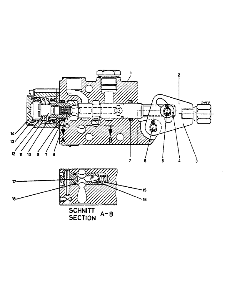 Схема запчастей Case IH 654 - (303) - ADDITIONAL CONTROL VALVE, DOUBLE ACTING (08) - HYDRAULICS