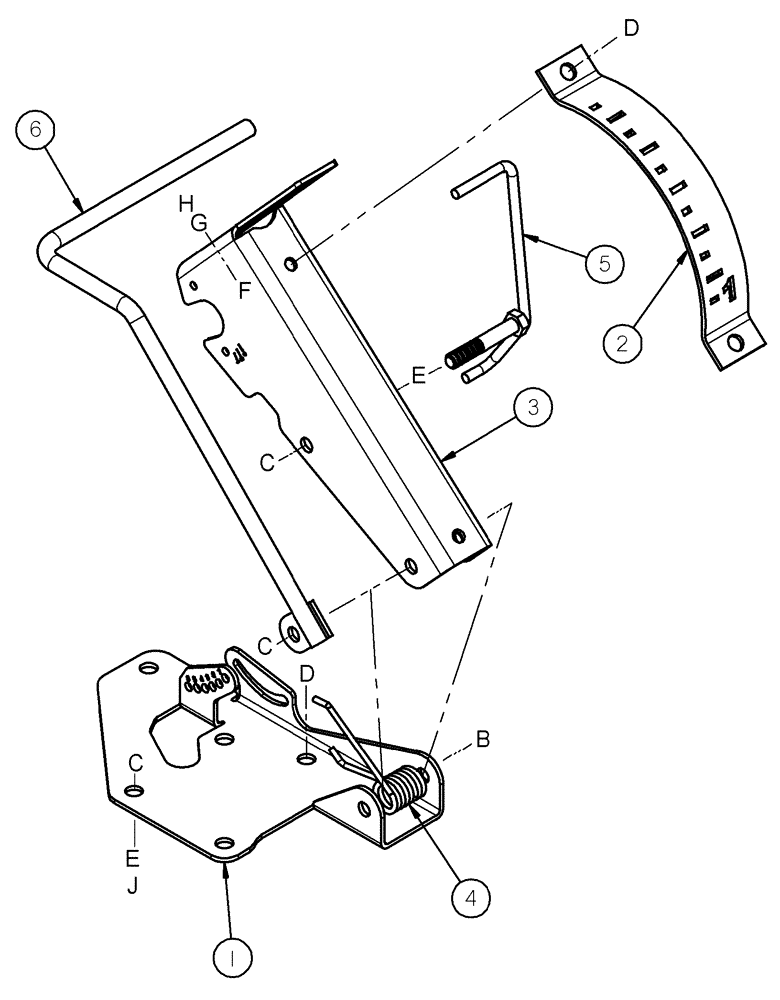 Схема запчастей Case IH 2062 - (09-52) - FLOAT INDICATOR (03) - CHASSIS/MOUNTED EQUIPMENT