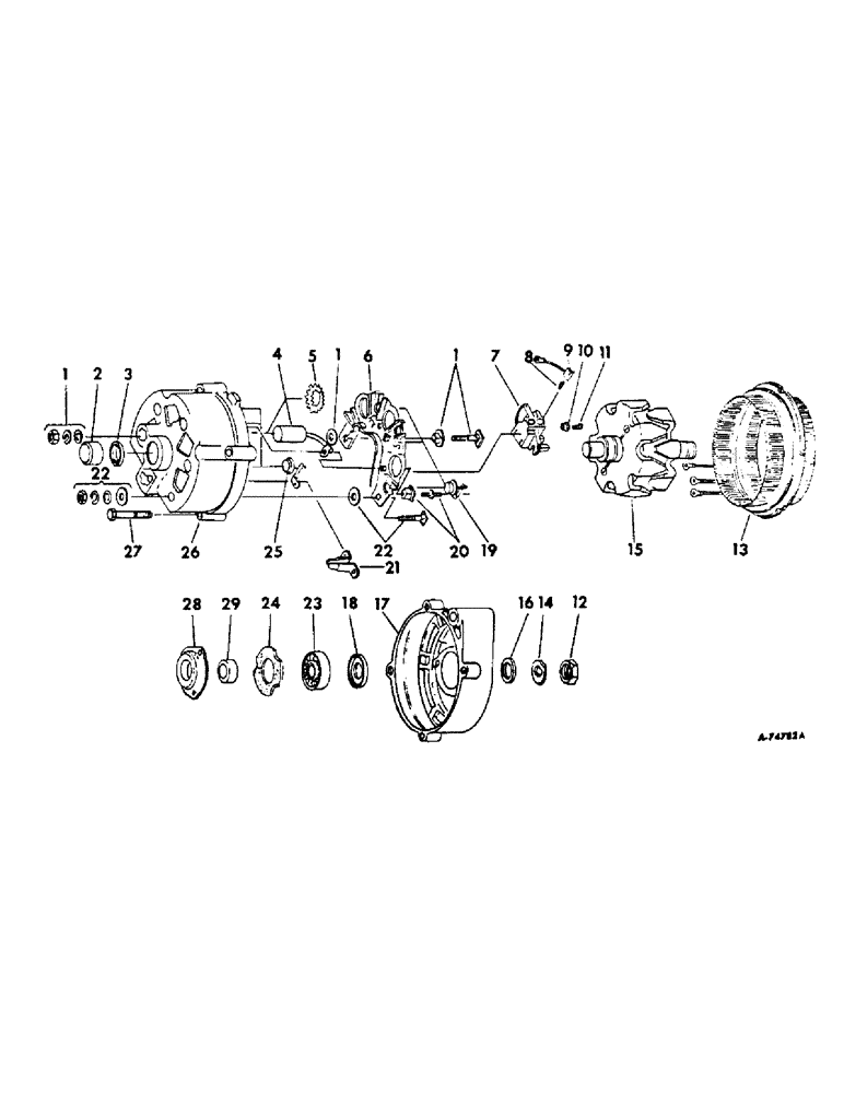 Схема запчастей Case IH 454 - (08-05) - ELECTRICAL, ALTERNATOR-GENERATOR (06) - ELECTRICAL