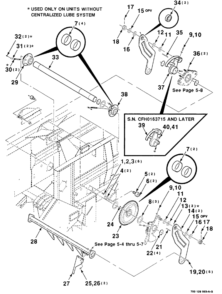 Схема запчастей Case IH 8575 - (05-002) - CHARGE ASSEMBLY (16) - BALE EJECTOR