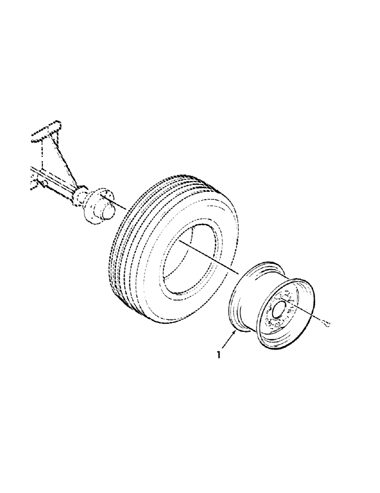 Схема запчастей Case IH 8450 - (111) - WHEEL AND TIRE, HIGH FLOTATION, KIT (12) - MAIN FRAME