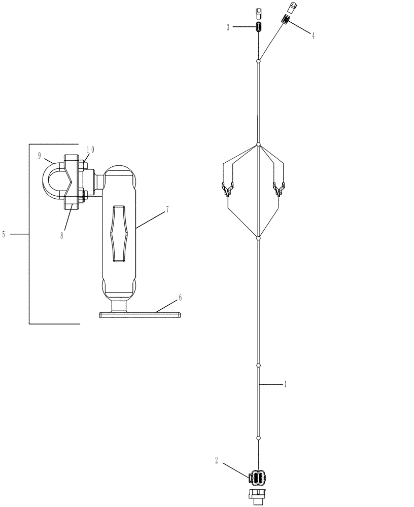 Схема запчастей Case IH TITAN 4520 - (10-027) - AFS MONITOR READY PACKAGE Options