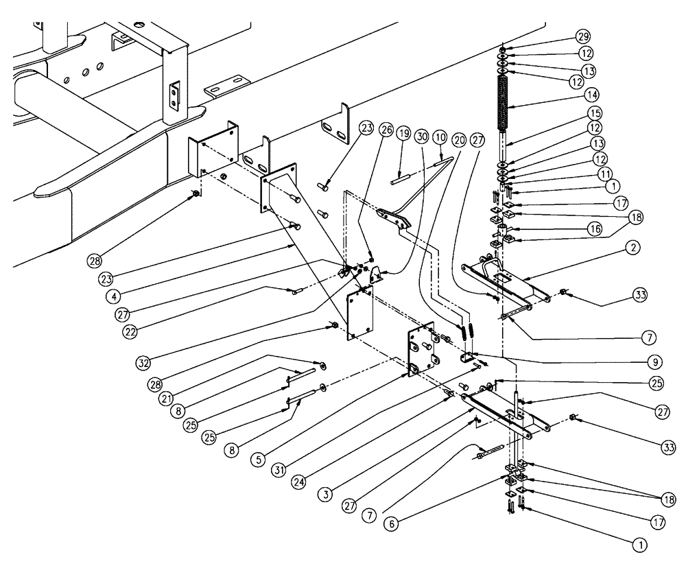 Схема запчастей Case IH 438 - (12-003) - INDUCTOR MOUNT GROUP Reload Control & Chemical Eductor