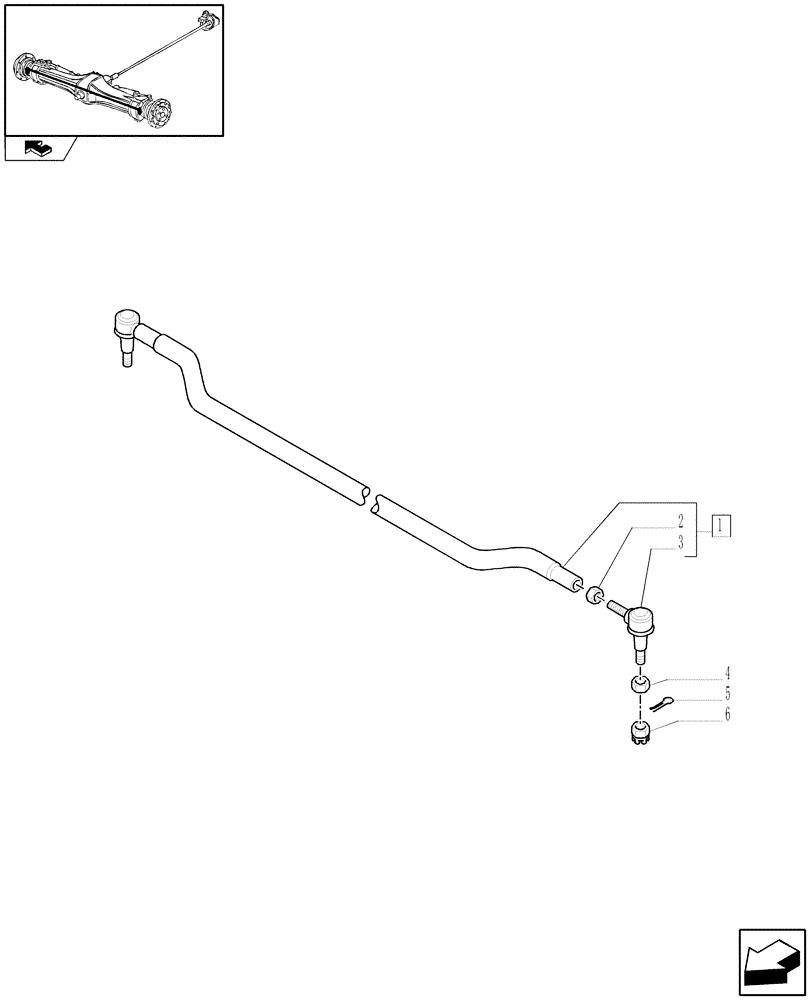 Схема запчастей Case IH PUMA 125 - (1.40. 7/04) - (CL.3) FRONT AXLE W/MULTI-PLATE DIFF. LOCK AND STEERING SENSOR - LINK (VAR.330409) (04) - FRONT AXLE & STEERING