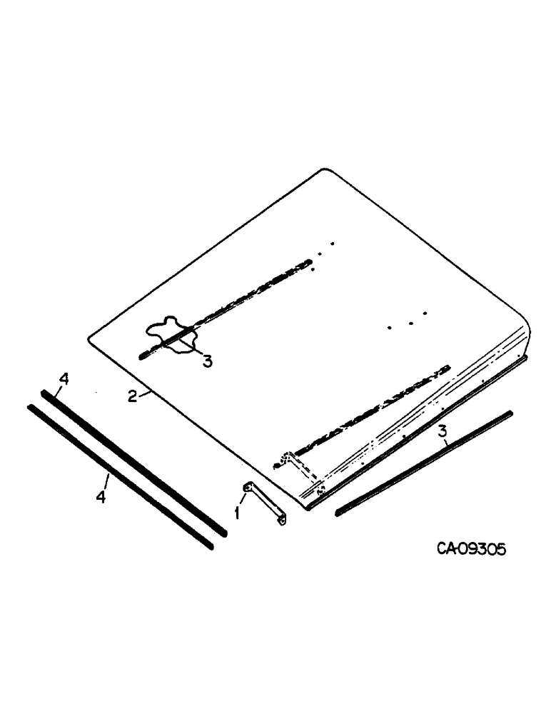 Схема запчастей Case IH HYDRO 84 - (13-19) - SUPERSTRUCTURE, PROTECTIVE FRAME CANOPY (05) - SUPERSTRUCTURE