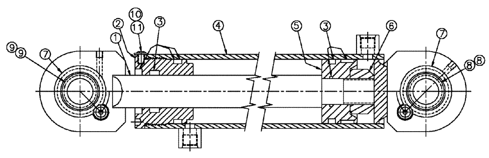 Схема запчастей Case IH SPX3200 - (07-004) - INNER BOOM FOLD Cylinders