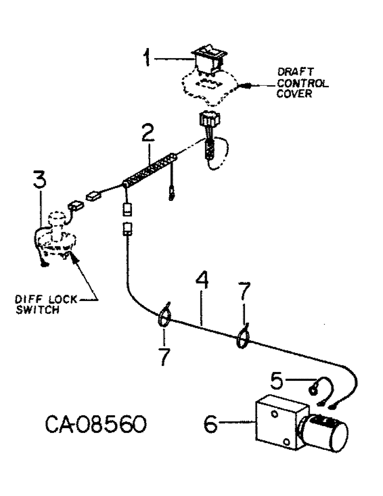Схема запчастей Case IH 5488 - (08-20) - ELECTRICAL, ALL WHEEL DRIVE WIRING AND CONNECTIONS, ALL WHEEL DRIVE TRACTORS (06) - ELECTRICAL