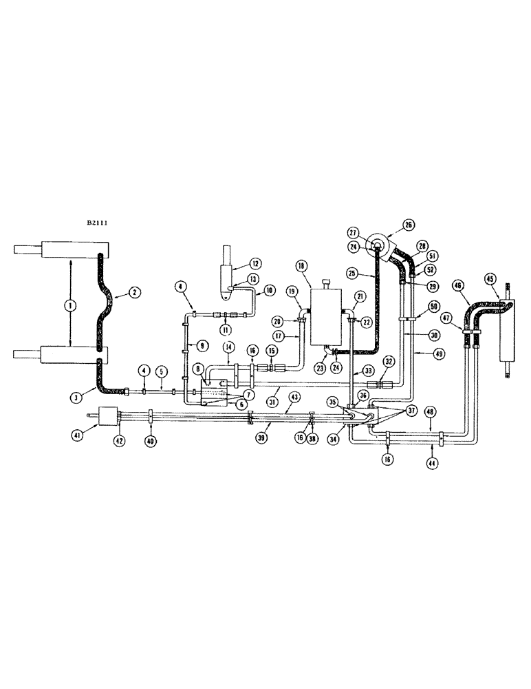 Схема запчастей Case IH 1010 - (240) - HYDRAULIC SYSTEM, SERIAL NUMBER 8243201 AND AFTER (35) - HYDRAULIC SYSTEMS