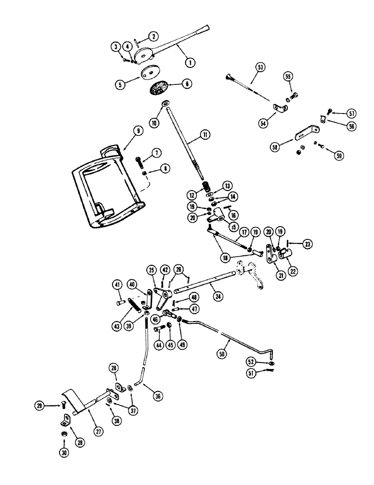 Схема запчастей Case IH M570 - (024) - THROTTLE LINKAGE, (159) SPARK IGNITION ENGINE (03) - FUEL SYSTEM