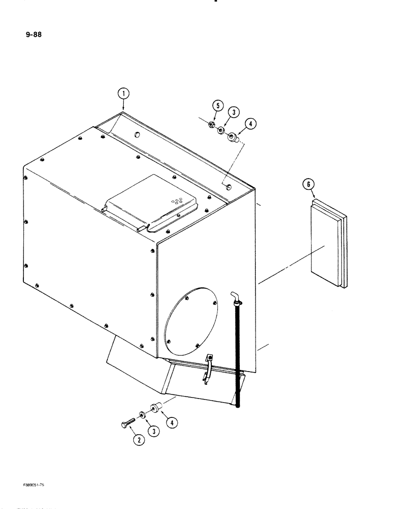 Схема запчастей Case IH STEIGER - (9-088) - AIR CONDITIONER AND HEATER MODULE, CAB (09) - CHASSIS/ATTACHMENTS