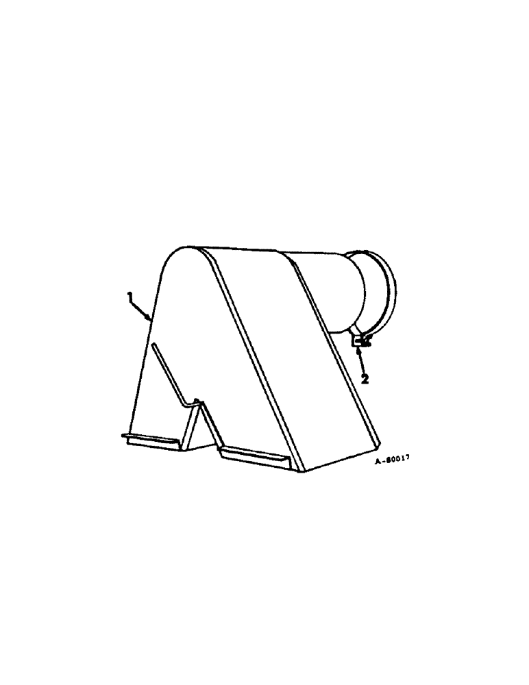 Схема запчастей Case IH 85 - (A-24[A]) - DOUBLE DISCHARGE TUBE SACKER ATTACHMENT 