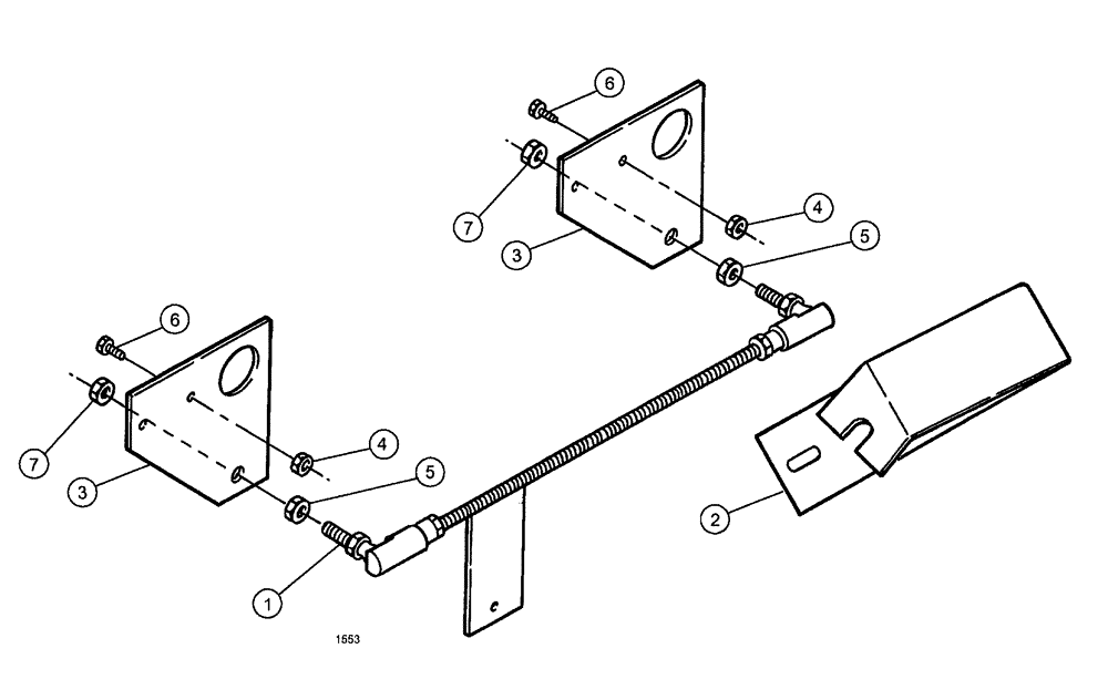 Схема запчастей Case IH SPX3200B - (052) - HYDROSTAT LINKAGE PACKAGE (29) - HYDROSTATIC DRIVE