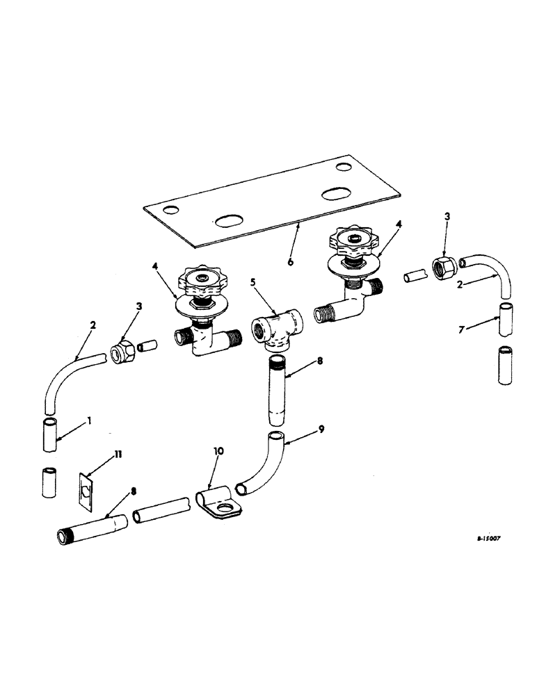 Схема запчастей Case IH 414 - (013) - WATER LINES, IN DRUM, 4141120G THROUGH 1568G, 4202050G THROUGH 2820G (60) - PRODUCT FEEDING