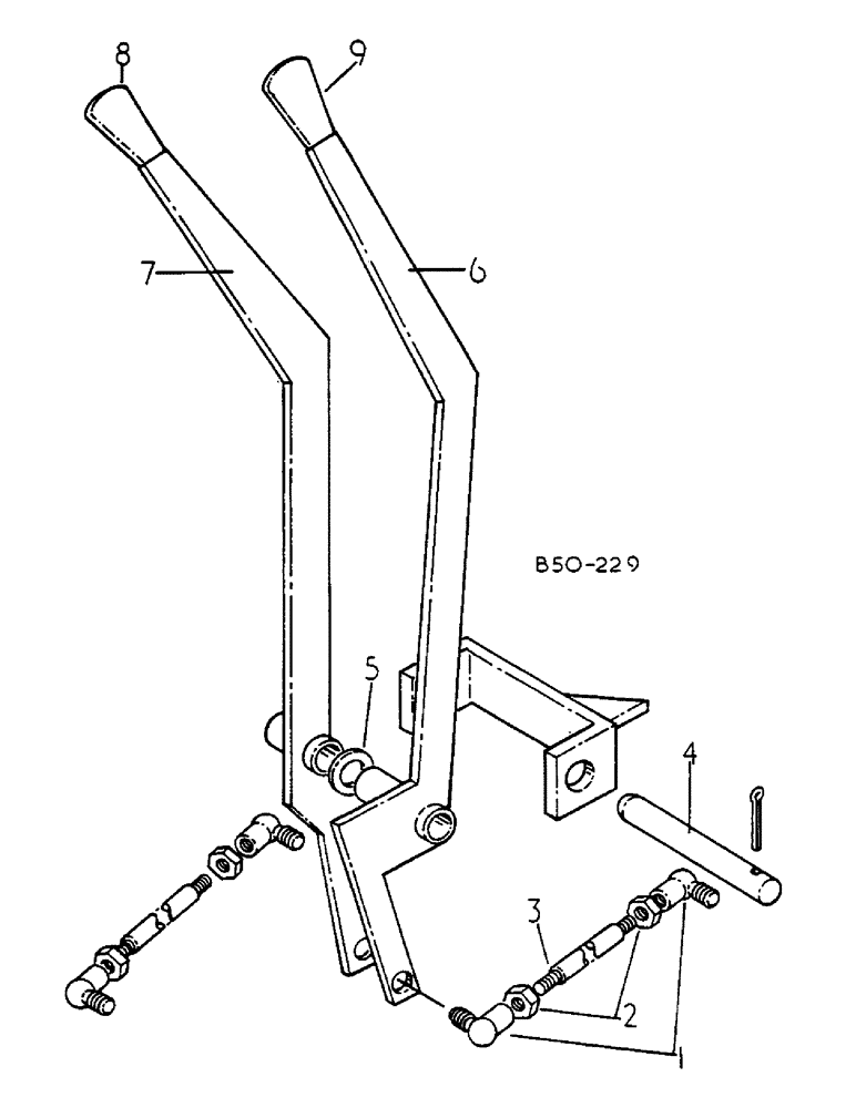 Схема запчастей Case IH 258 - (10-035) - DRAFT CONTROL, DE-LUXE CAB (07) - HYDRAULICS