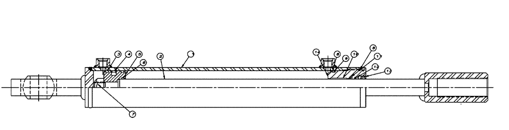 Схема запчастей Case IH FLX3300B - (06-009) - STEERING CYLINDER (07) - HYDRAULICS