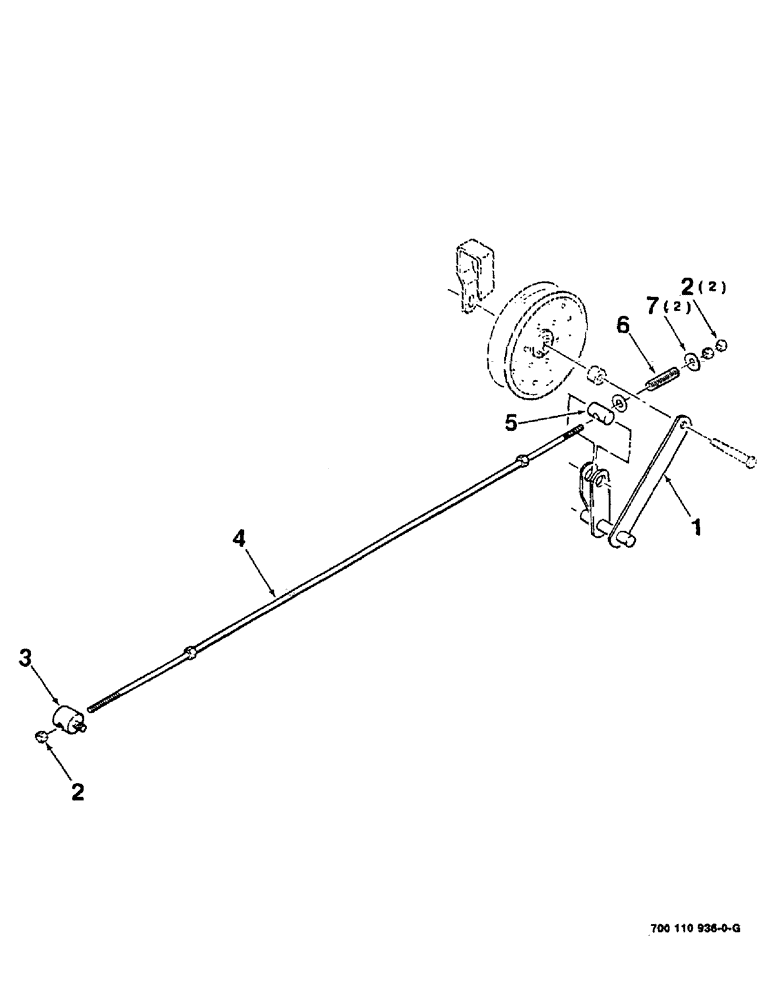 Схема запчастей Case IH 8825 - (06-10) - CLUTCH LINKAGE ASSEMBLY, HEADER (06) - POWER TRAIN