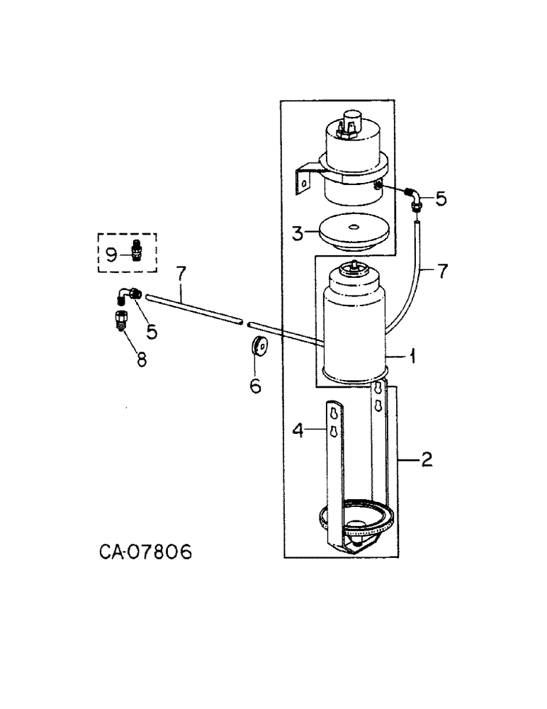 Схема запчастей Case IH 5488 - (12-09) - POWER, ETHER STARTING Power
