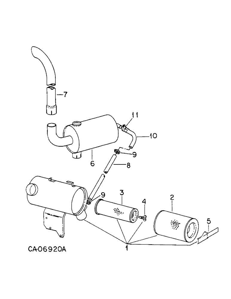 Схема запчастей Case IH HYDRO 186 - (12-02) - POWER, ASPIRATED AIR CLEANER ATTACHMENT Power