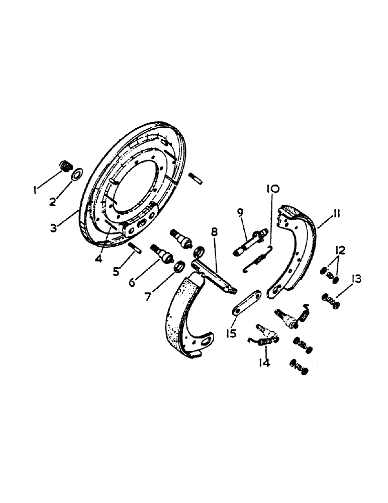 Схема запчастей Case IH 474 - (04-06) - BRAKE DRUM (5.1) - BRAKES