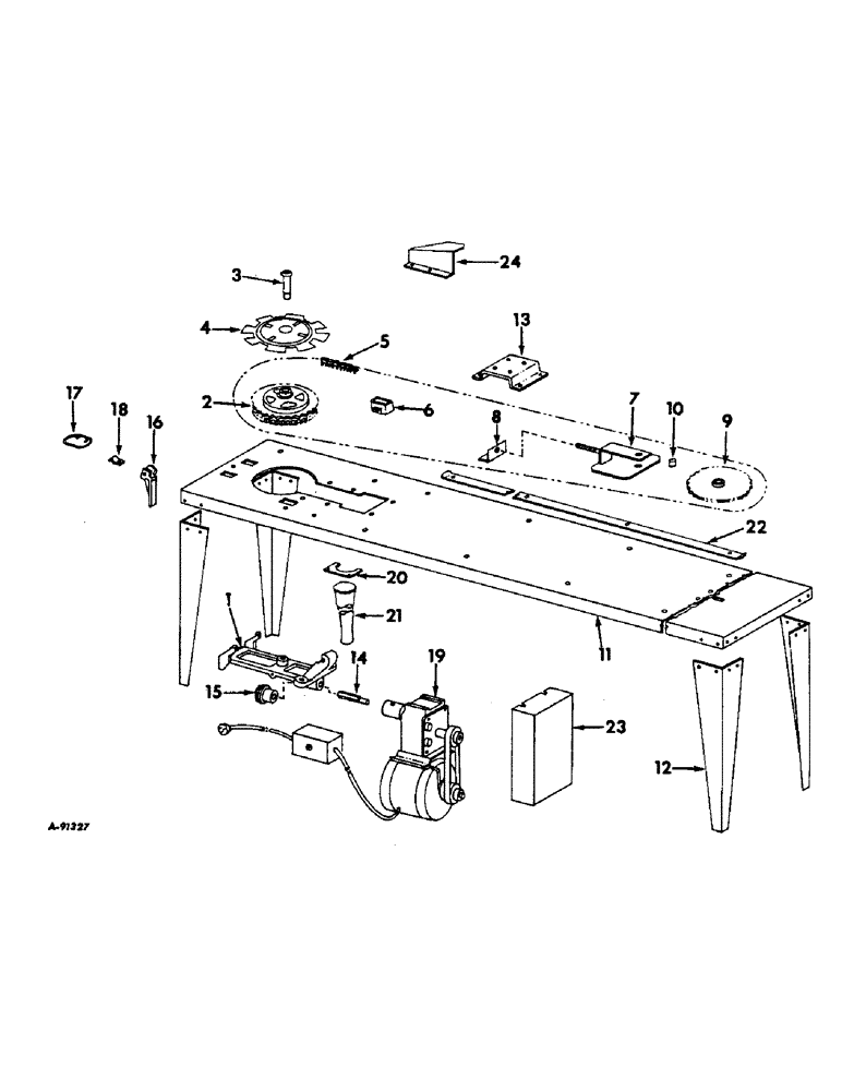 Схема запчастей Case IH 488 - (YA-08) - SEED PLATE TEST STAND 