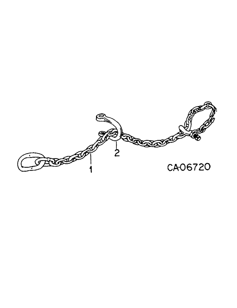 Схема запчастей Case IH 990 - (S-31[A]) - SAFETY CHAIN 