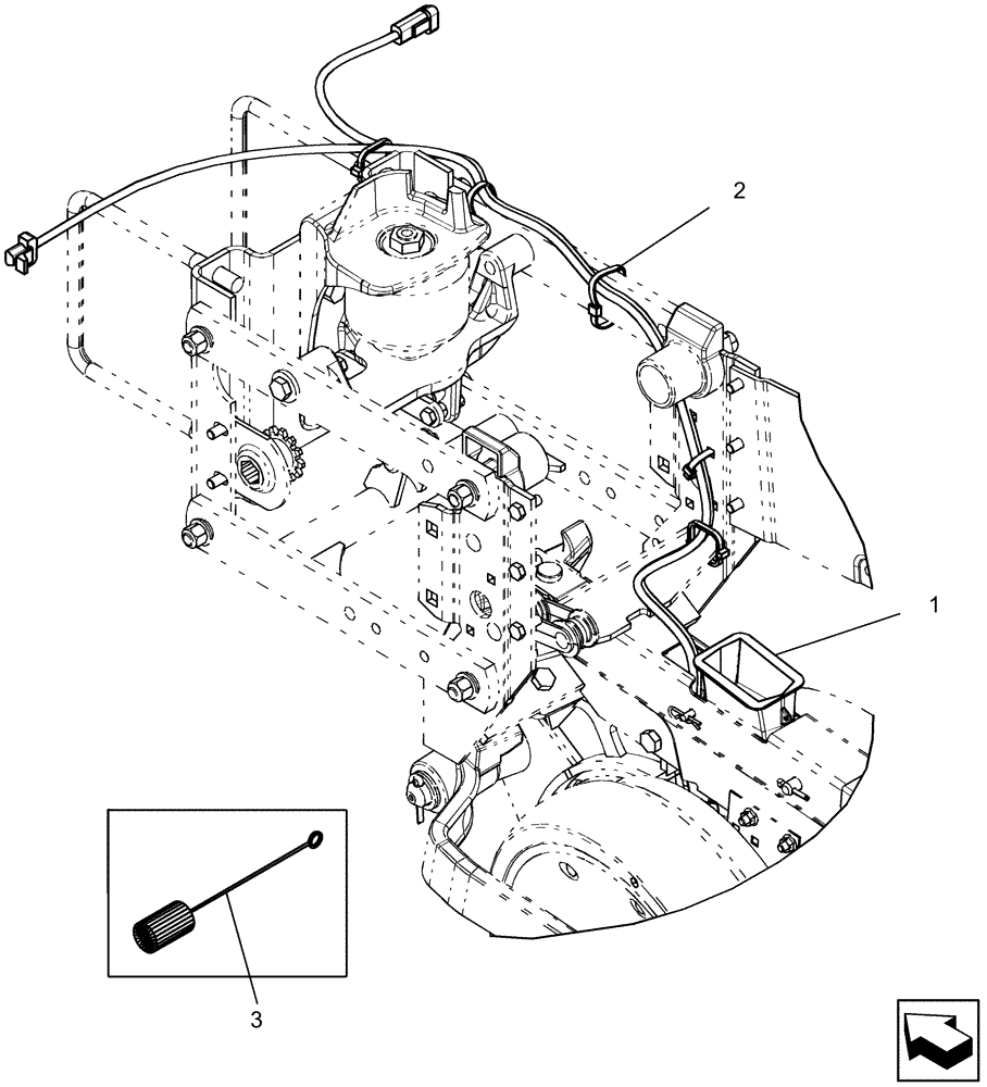 Схема запчастей Case IH 1260 - (55.512.21) - ELECTRICAL - SEED SENSOR AND SEED TUBE (55) - ELECTRICAL SYSTEMS