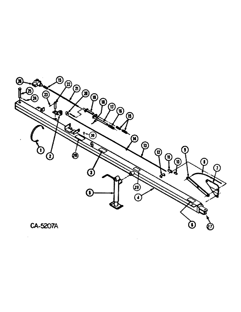 Схема запчастей Case IH 30 - (D-04) - HITCH (37) - HITCHES, DRAWBARS & IMPLEMENT COUPLINGS