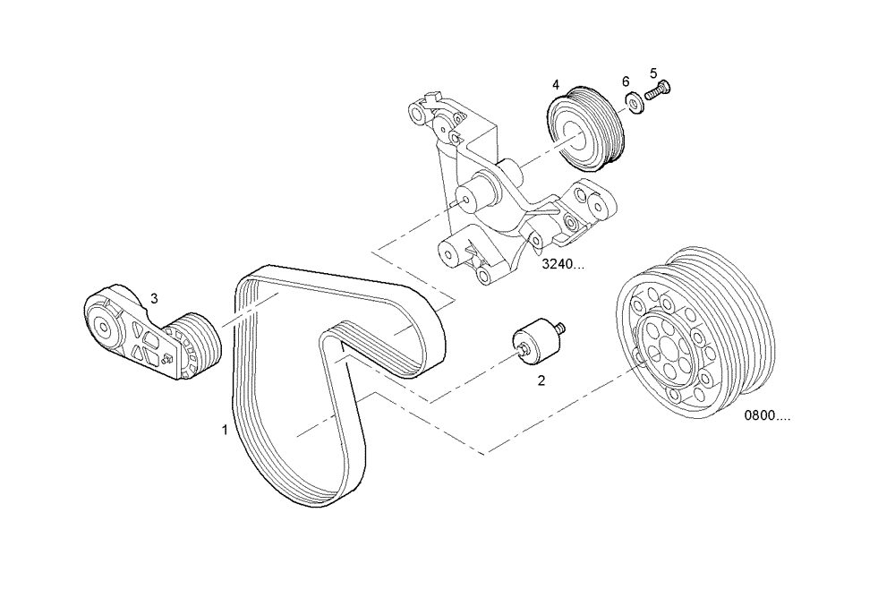 Схема запчастей Case IH F3AE0684J B902 - (3934.005) - CONT.AIR COND.COMPRESSOR 