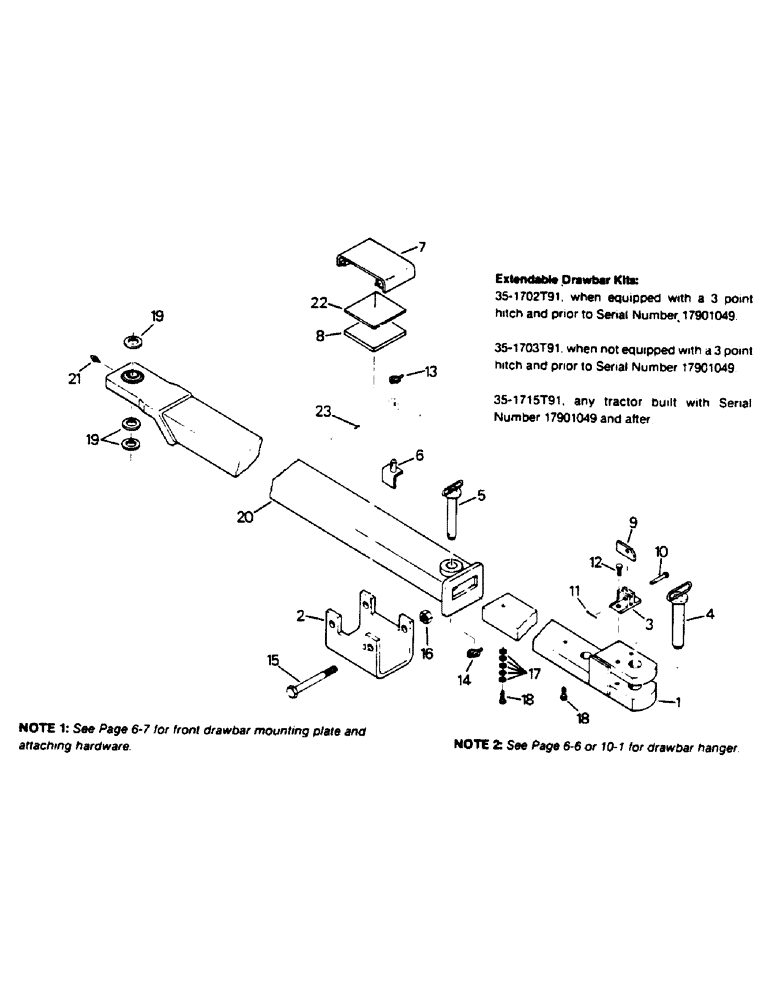 Схема запчастей Case IH 9130 - (06-8) - EXTENDABLE DRAWBAR AND MOUNTING (12) - FRAME